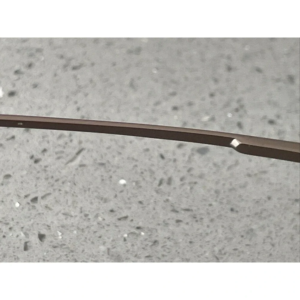 Smart-Clip Eyeglasses Frames ONLY 203 Full Rim round 49-20-140 bronze brown